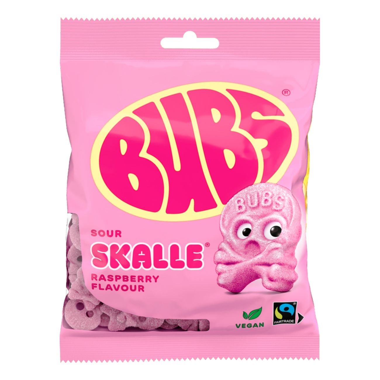 Bubs Foamy Cool Raspberry Skull 12 x 90g