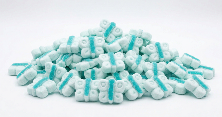 Bulgari marshmallow butterflies