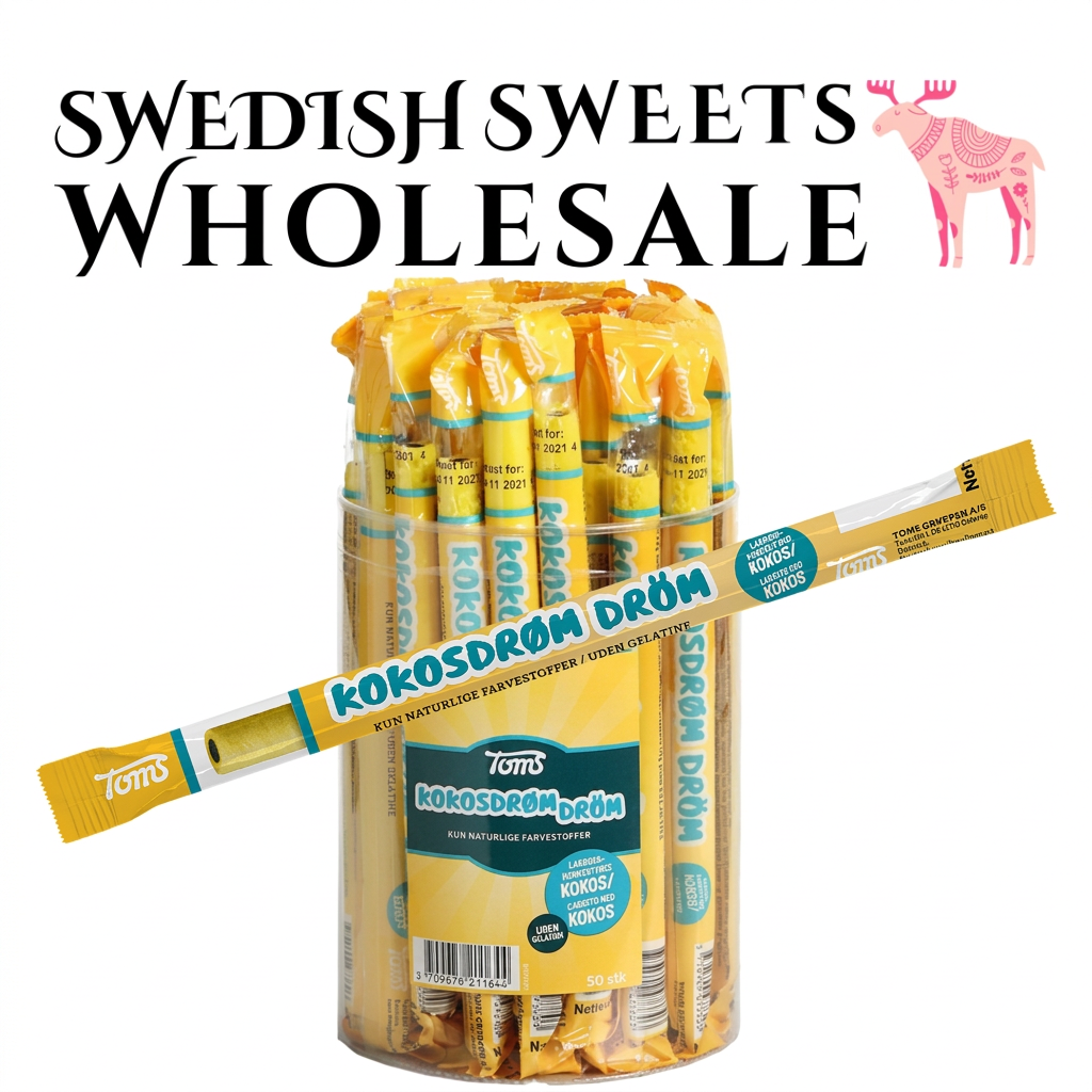 Coconut Dream Penguin Sticks 0.95 oz X 55 Pcs