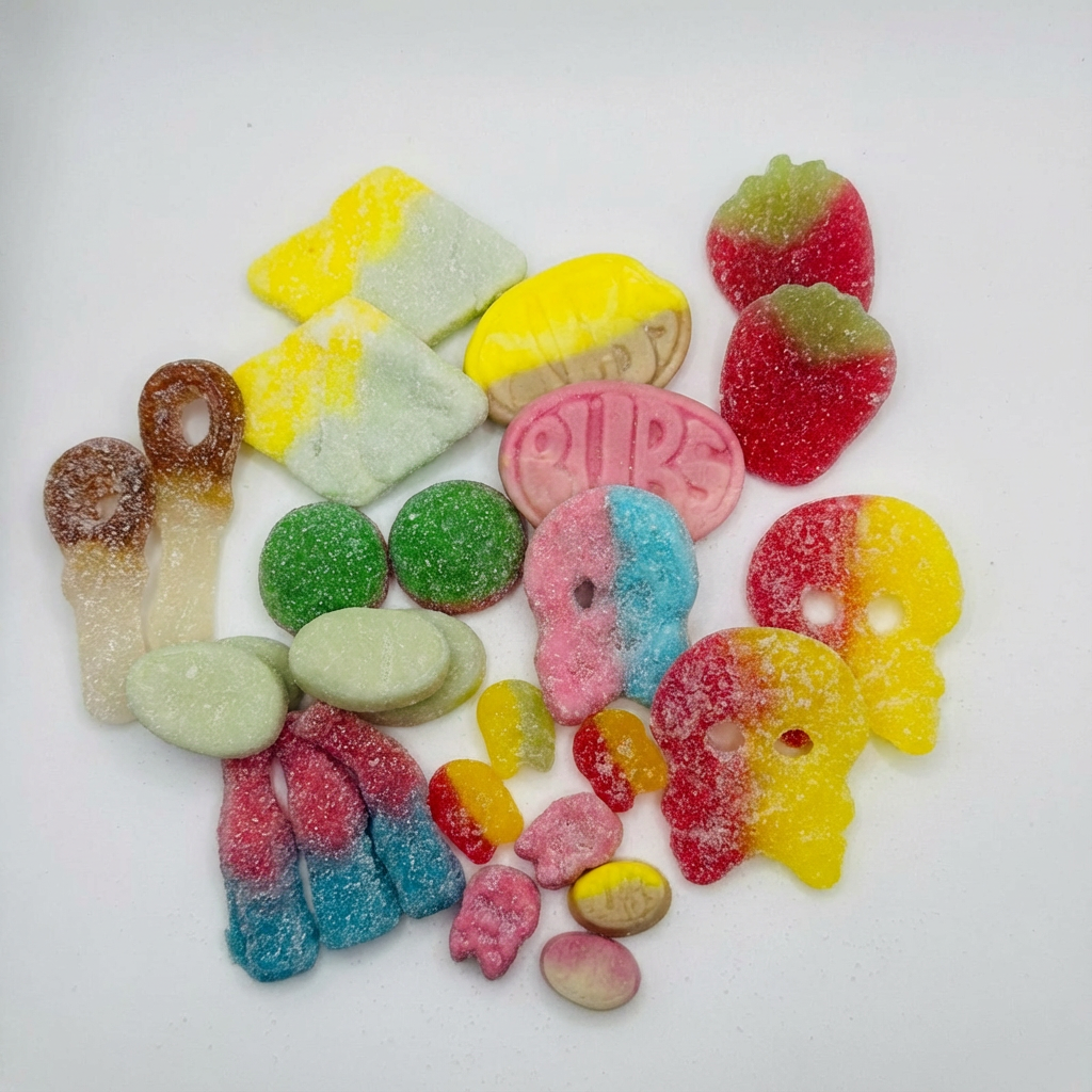 Bubs Mix With Swedish Candy 1/2lb Bag (12 Pack)