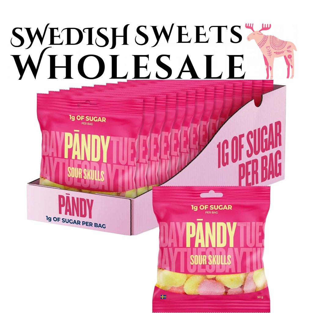 Pändy Sour Skulls 50G x 14