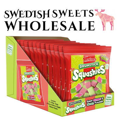 Squashies Sour Cherry & Apple 12x140g