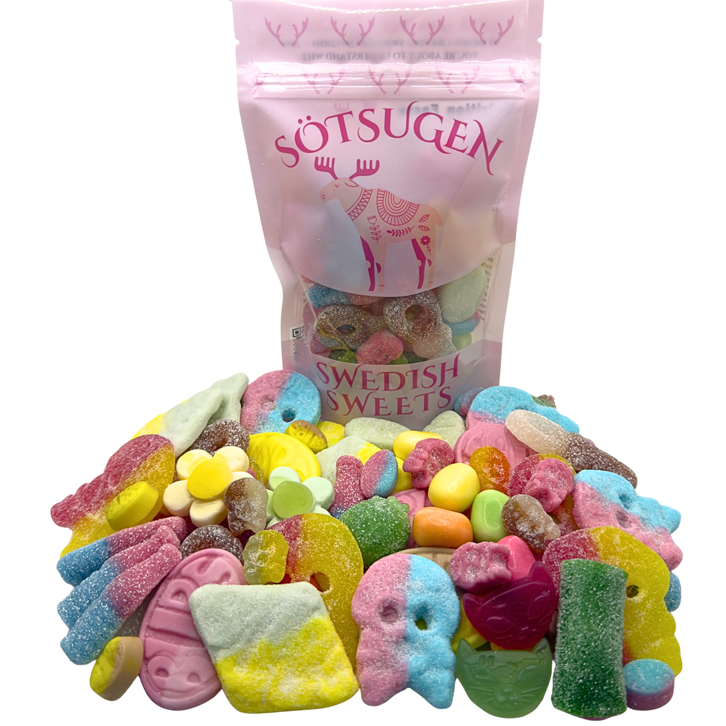 Bubs Mix With Swedish Candy 1/2lb Bag (12 Pack)