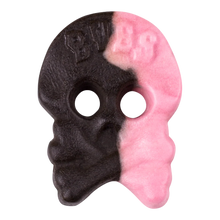 Bubs Foamy Raspberry Licorice Skulls