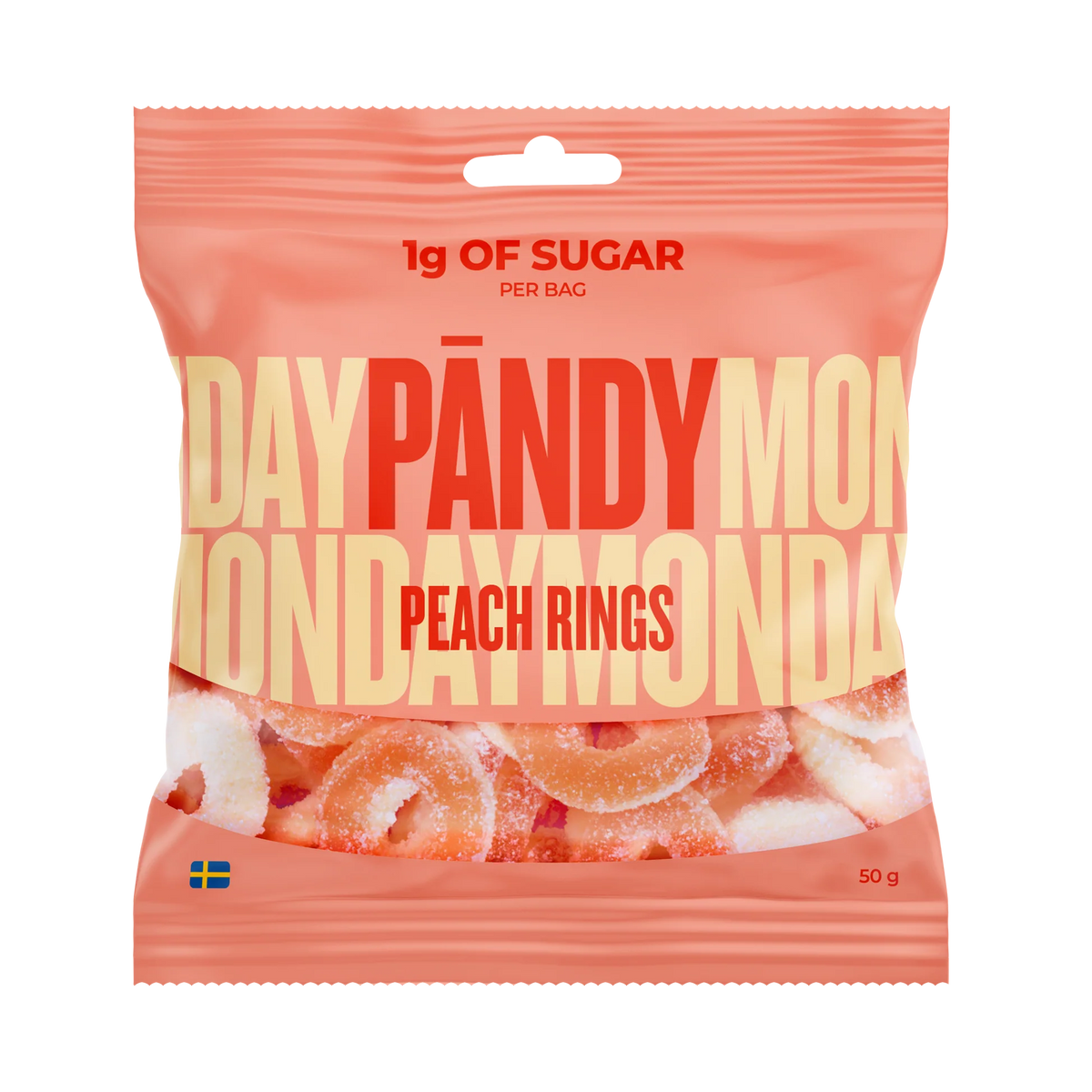 Pändy Peach Rings 50g x 14