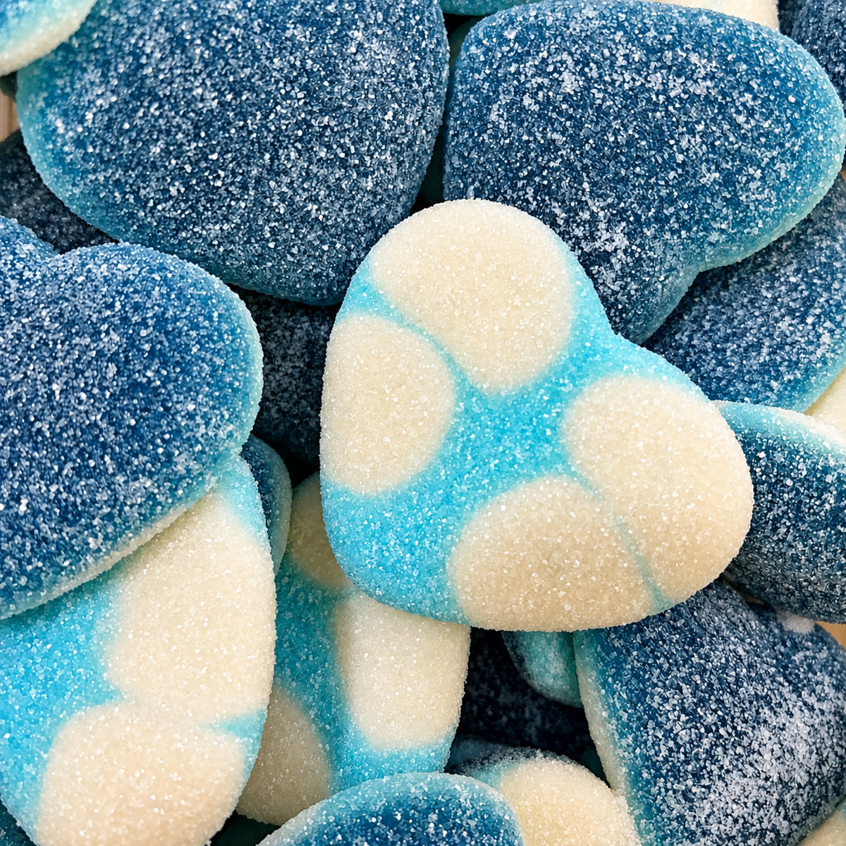 Sour Giant Blue Raspberry Heart