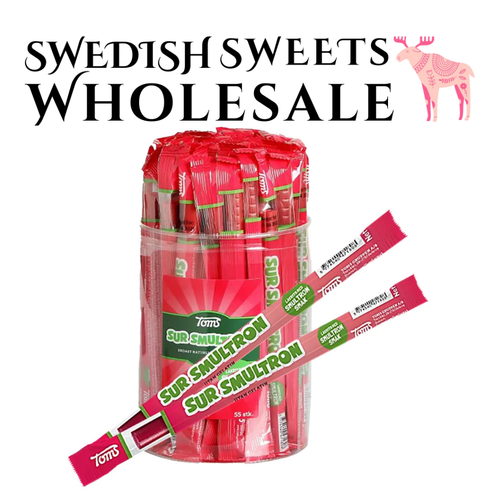 Sour Wild Strawberry Penguin Sticks 0.95 oz x 55 pcs