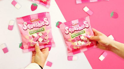 Squashies Strawberry & Cream  12x140g
