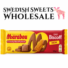 Marabou Biscoff 160g x 15 — Swedish Sweets Wholesale