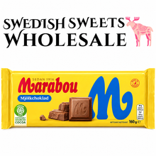 Marabou Milk Chocolate 160g x 16 — Swedish Sweets Wholesale